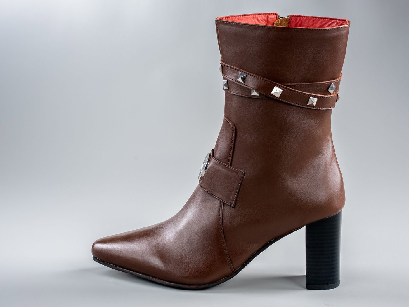 Paris Brown — full-grain Italian leather boot